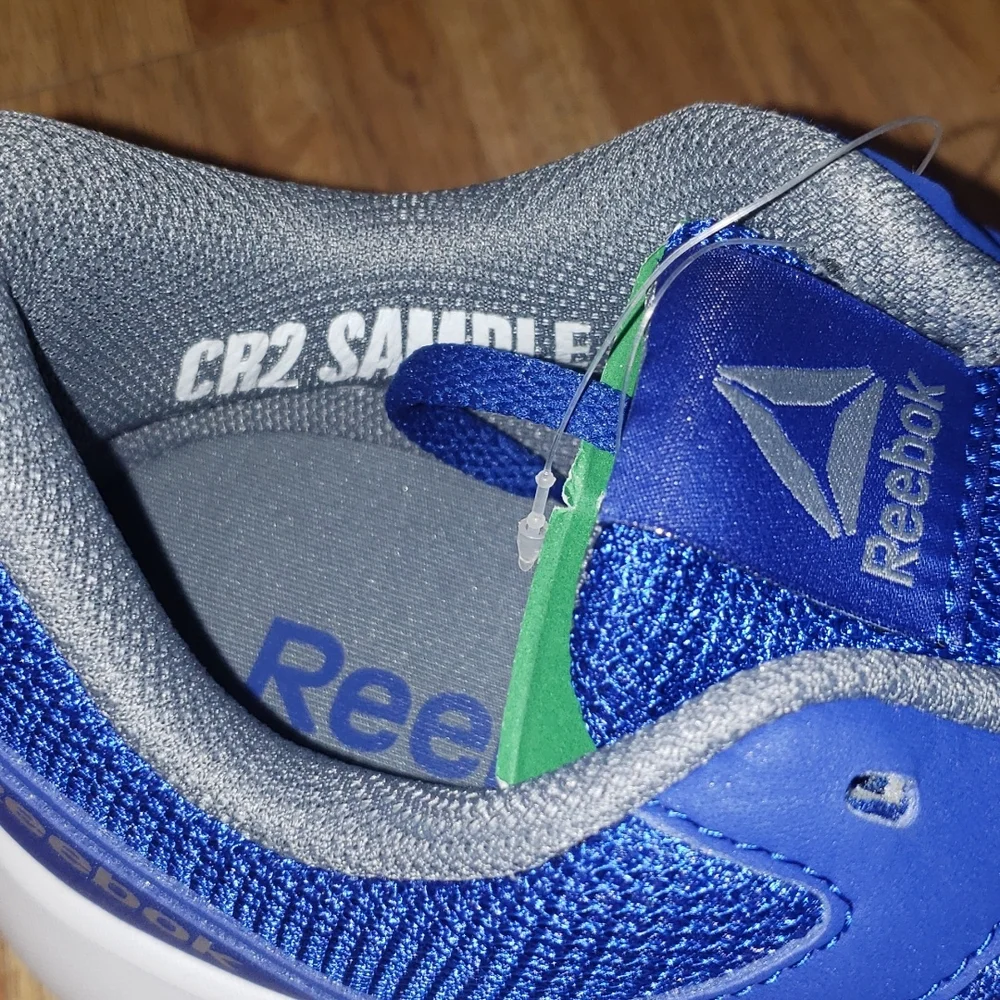 Reebok Quick Motion Running Shoe Cobalt Blue Gray White 9 nwob - Picture 9 of 12